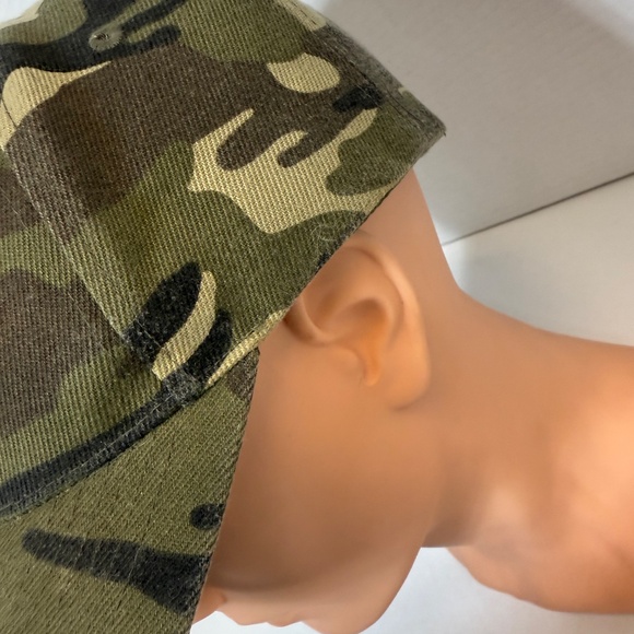 John Deere Camo - Tan Mesh Trucker Hat Cap Snapback - One Size Fits All - Picture 5 of 11